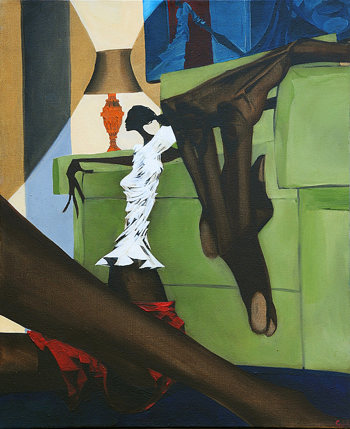 Archetypal Mwangi | 16 x 20 | Oil on canvas | 2007